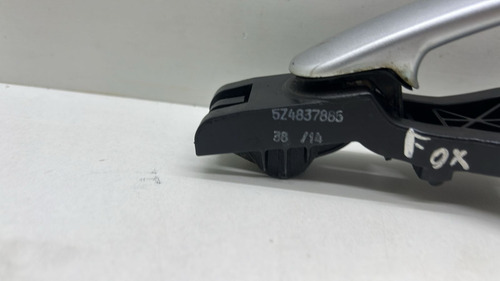 Maçaneta Externa Dianteira Esquerda Volkswagen Fox 2015 Prateado - Imagem 6