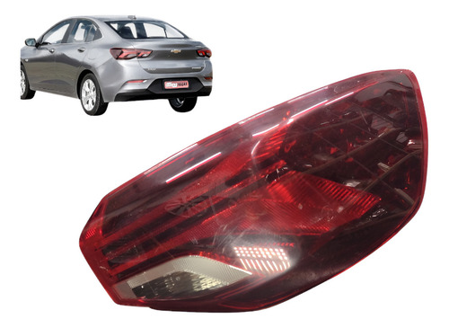 Lanterna Traseira Direita Onix Plus 2020 A 2024 Sem Led Direito/passageiro Vermelho