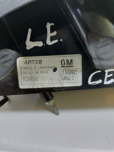 Lanterna Traseira Esquerda Celta 2000 A 2006 Original Gm Esquerdo/motorista Vermelho - Imagem 8