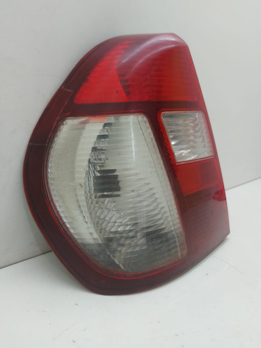 Lente Traseira Esquerda Clio Sedan 2006 A 2012 Vermelho - Imagem 2