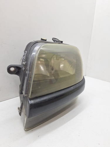 Farol Lado Esquerdo Fiat Doblo Máscara Negra 2002 A 2009 Esquerdo/motorista - Imagem 4