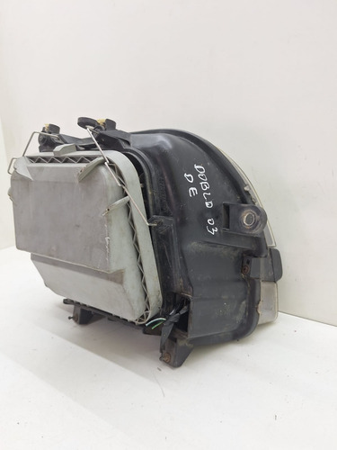 Farol Lado Esquerdo Fiat Doblo Máscara Negra 2002 A 2009 Esquerdo/motorista - Imagem 7