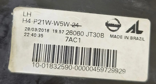 Farol Lado Esquerdo Nissan Frontier 2008 2014 Original Esquerdo/motorista - Imagem 10