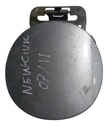 Portinhola Tampa Tanque Combustível New Civic 2007 A 2011 Prateado - Imagem 2