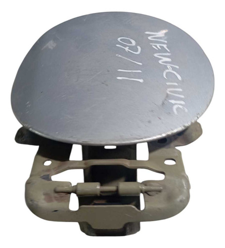 Portinhola Tampa Tanque Combustível New Civic 2007 A 2011 Prateado - Imagem 7