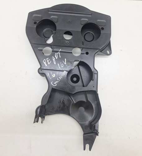 Capa Proteçao Correia Peugeot  307 2002 A 2010 1.6 16v Preto - Imagem 6