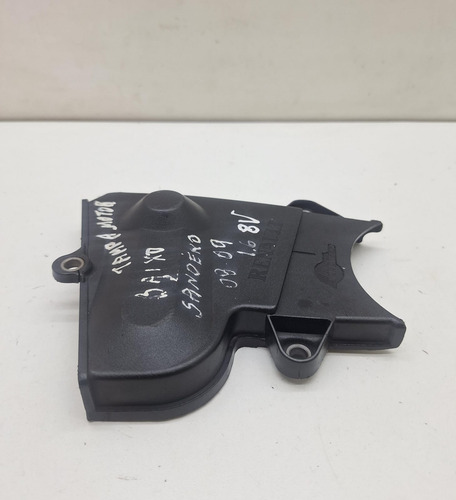 Tampa Correia Dentada Renault Sandero 2003 A 2013 1.6 8v Preto - Imagem 3