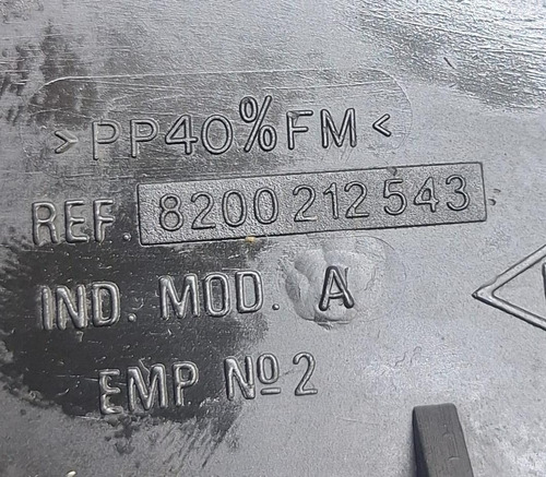 Tampa Correia Dentada Renault Sandero 2003 A 2013 1.6 8v Preto - Imagem 7