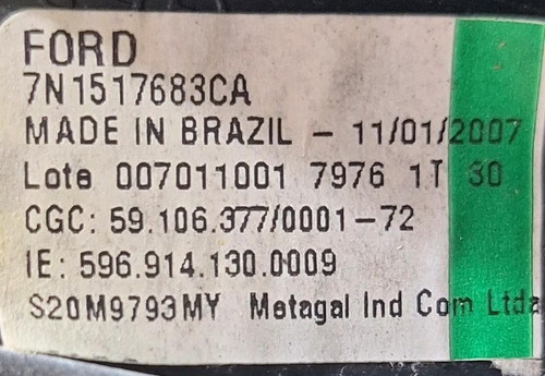 Retrovisor Eletrico Lado Esquerdo Ford Ecosport 200 A 2012 - Imagem 8