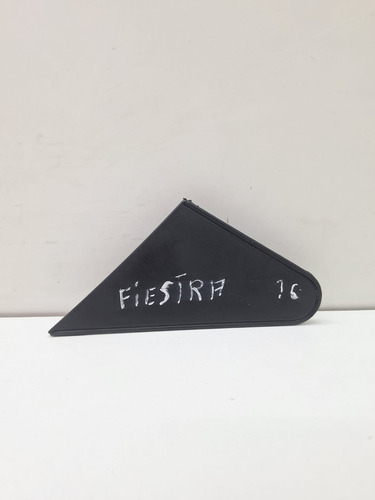 Moldura Retrovisor Lado Esquerdo Ford Fiesta 2003 A 2014 Branco - Imagem 3