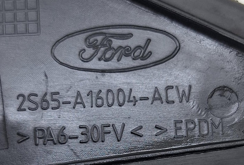 Moldura Retrovisor Lado Esquerdo Ford Fiesta 2003 A 2014 Branco - Imagem 7