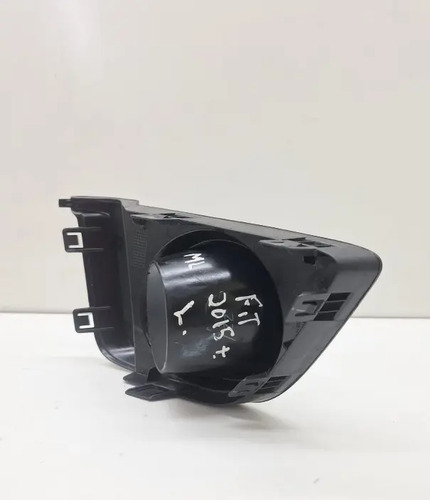 Grade Moldura Farol Milha Honda New Fit 2015 A 2020 Preto Ambos Lados - Imagem 3
