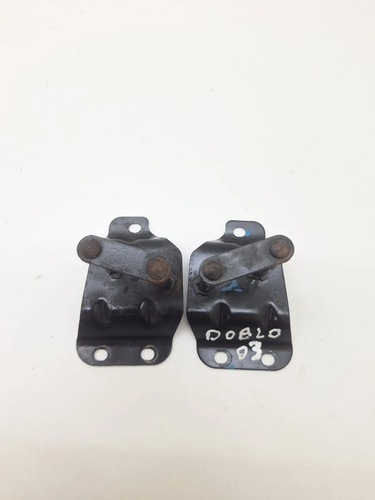Batentes Banco Traseiro Fiat Doblo 2002 A 2015 Preto