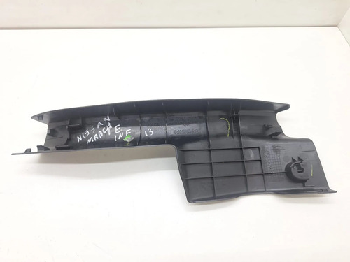 Soleira Traseira Esquerda Nissan March  2012 A 2013 Preto - Imagem 7