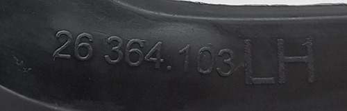 Tampa Moldura Farol Parachoque Esquerdo Onix 2020 A 2023 Preto Esquerdo - Imagem 8