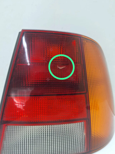Lente Traseira Vw Polo Classic 1996 A 2000 Vermelho - Imagem 4