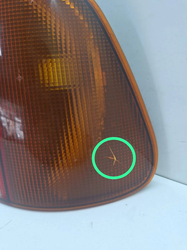 Lente Traseira Vw Polo Classic 1996 A 2000 Vermelho - Imagem 5