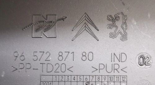 Tampa Caixa De Fusivel Citroen C3 2003 A 2012 2123 Cx41 - Imagem 5