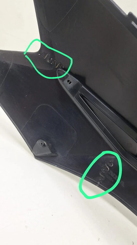 Grade Moldura Parachoque Diant Hrv 2015 2018 C/detalhe 2271 Preto Prateado - Imagem 5