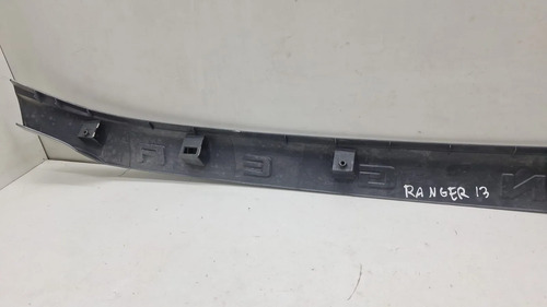 Moldura Sup Prata Grade Ranger 2012 A 2016 C/detalhe 2289 Prateado Ambos Lados - Imagem 5