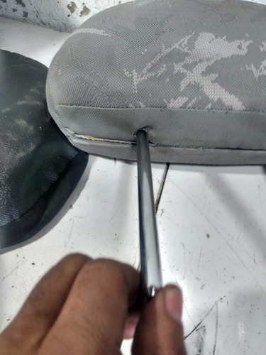 Encosto De Cabeça Do Banco Dianteiro Chery Qq 2012 Bege - Imagem 4