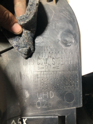 Acabamen Soleira Dianteira Direita Mitsubishi Outlander 2015 - Imagem 5