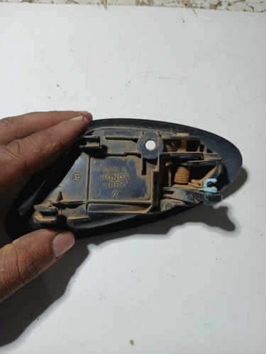 Maçaneta Interna Honda Fit 2004 A 2008 Dianteira Esquerda Preto Dianteira/traseira - Imagem 3