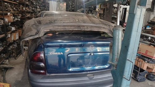 Sucata Corsa Sedan 1999 Gasolina 1.0 Com Ar Para Venda Pecas Azul-petróleo - Imagem 2