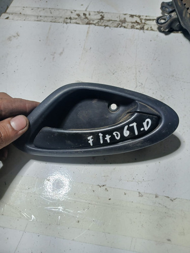 Maçaneta Interna Traseira Direita Honda Fit 2003 2004 A 2008 Preto Traseira - Imagem 3