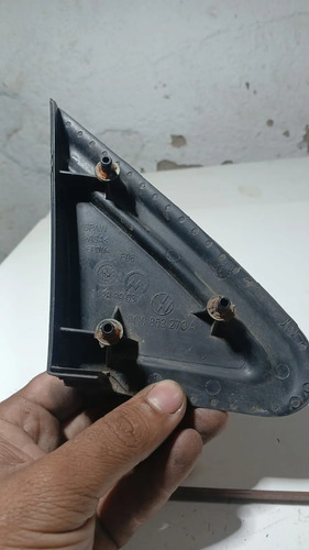 Moldura Retrovisor Paralama Volkswagen Polo 08 A 12 Esquerdo Preto - Imagem 3