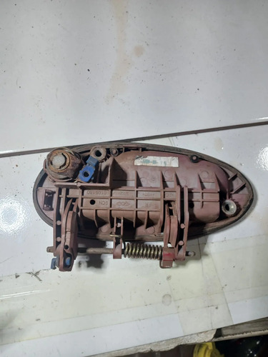 Maçaneta Externa Porta Dianteira Direita Chery Face 2012 Vermelho Dianteira - Imagem 2