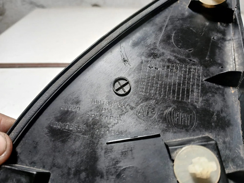 Acabamento Externo Pe Retrovisor Lado Direito Grand Siena Preto - Imagem 5