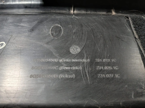 Soleira Porta Malas Polo Sedan 2004 A 2008 Original Preto - Imagem 5