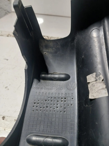 Moldura Superior Chave Seta Vw Gol G5 G6 2008 Até 2016 Preto - Imagem 5