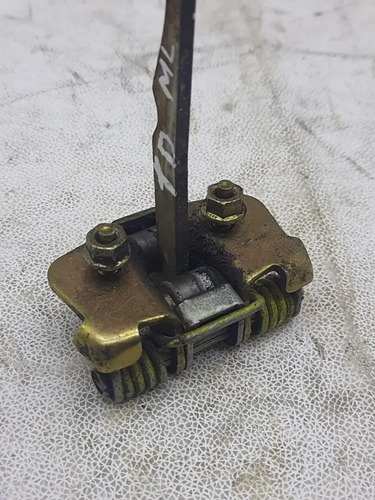 Limitador De Porta Traseira Direita Renault Scenic 2004 Cx31 Dianteira Direito Dourado - Imagem 5