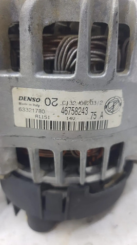 Alternador Fiat Doblo 2003 1.3 75ah S/ar Condicionado - Imagem 7