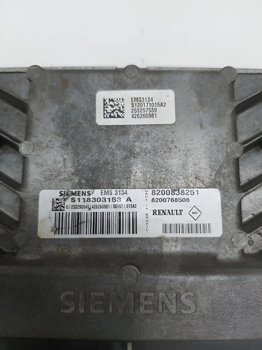 Módulo Injeção Renault Sandero Logan 1.6 8v Flex 2007 A 2014 - Imagem 1