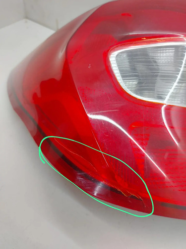 Lanterna Traseira Esq Ford Ka Hatch 2015 A 2021 C/detalhe Esquerdo/motorista Vermelho - Imagem 3
