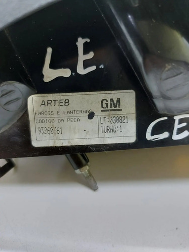 Lanterna Traseira Esquerda Celta 2000 A 2006 Original Gm Esquerdo/motorista Vermelho - Imagem 8