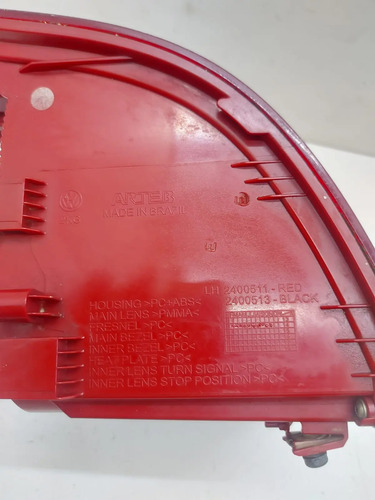 Lanterna Traseira Esquerda Fox 2014 A 2021 Original Vw Esquerdo/motorista Vermelho - Imagem 3