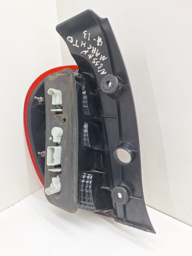 Lanterna Traseir Direita Nissan March 2011 A 2015 Direito/passageiro Vermelho - Imagem 6