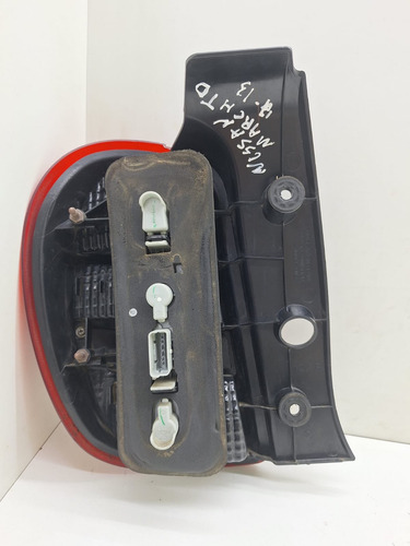 Lanterna Traseir Direita Nissan March 2011 A 2015 Direito/passageiro Vermelho - Imagem 7