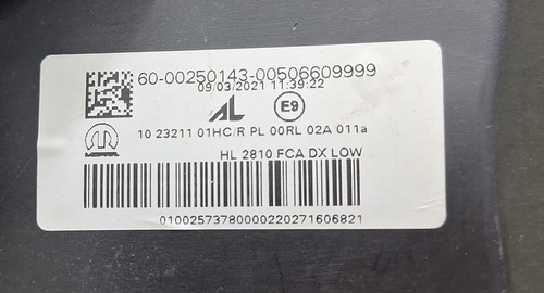 Farol Lado Direito Fiat Strada 2020 A 2023 Sem Led Direito/passageiro - Imagem 10