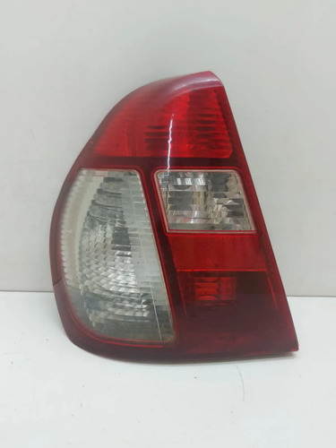 Lente Traseira Esquerda Clio Sedan 2006 A 2012 Vermelho - Imagem 1