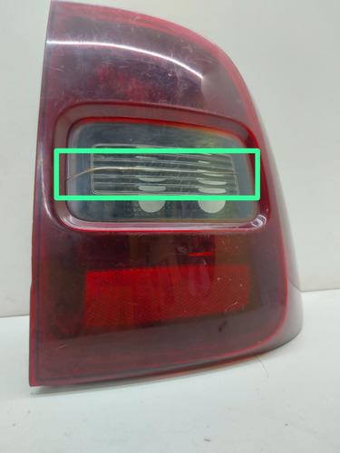 Lente Traseira Direita Saveiro G5 G6 2009 A 2016 Vermelho - Imagem 3