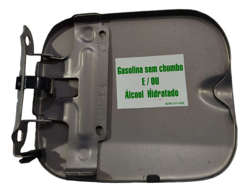 Portinhola Tampa Tanque Combustível Logan 2008 A 2013 Cinza 2018 - Imagem 3