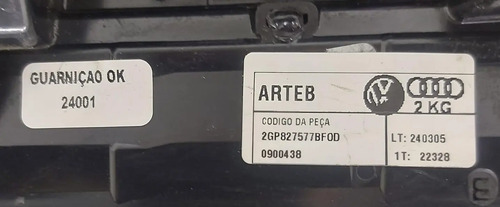 Moldura Lanterna Vw T-cross 2017 2024 Original Vermelho - Imagem 10