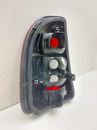 Lente Traseira Direita Corsa Classic Sedan 2000 A 2010 Vermelho - Imagem 6