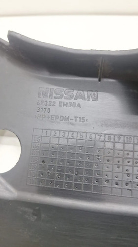 Defletor Superior Radiador Nissan Tiida 62322em30a 2293 - Imagem 2