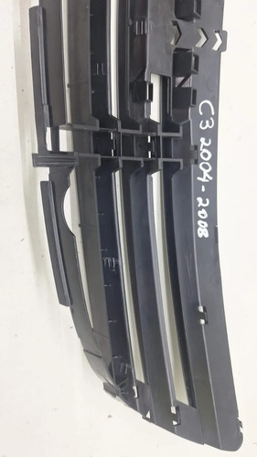 Grade Frontal Radiador Citroen C3 2004 A 2008 2284 Preto Brilhante - Imagem 3